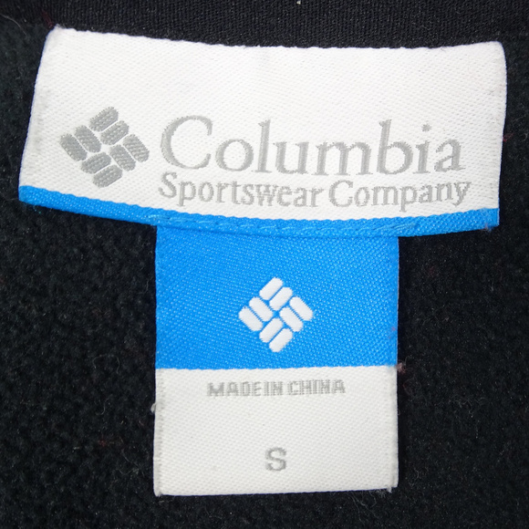 Columbia Full Zip Black Jacket Small EUC - Picture 6 of 6